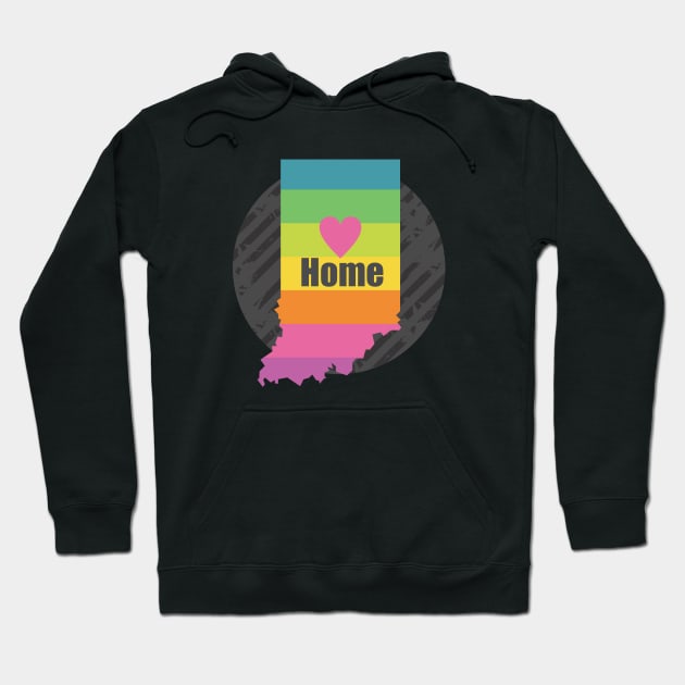 Indiana is my Home Hoodie by Dale Preston Design